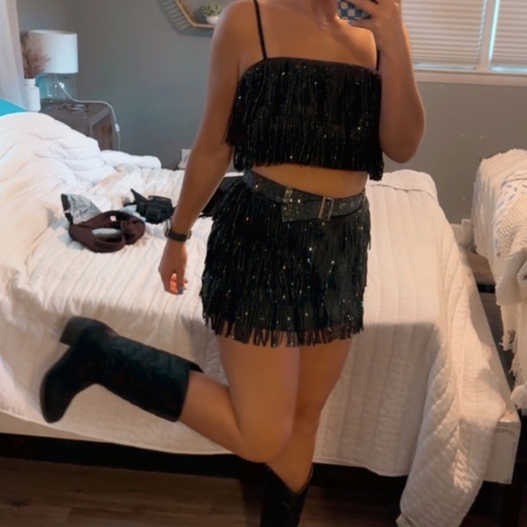 Fringe two piece set outfit - Picture 4 of 6